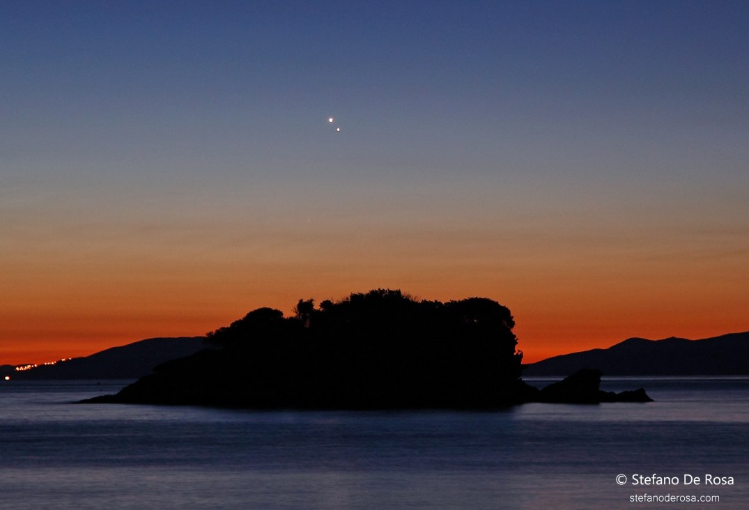 Venus and Jupiter_isola d'Elba