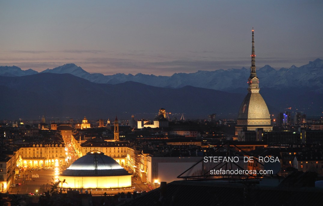 Gran Madre, Via Po, Alpi e Mole