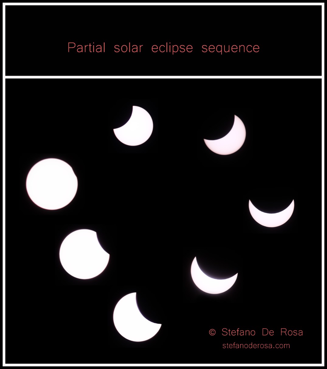 Partial eclipse sequence