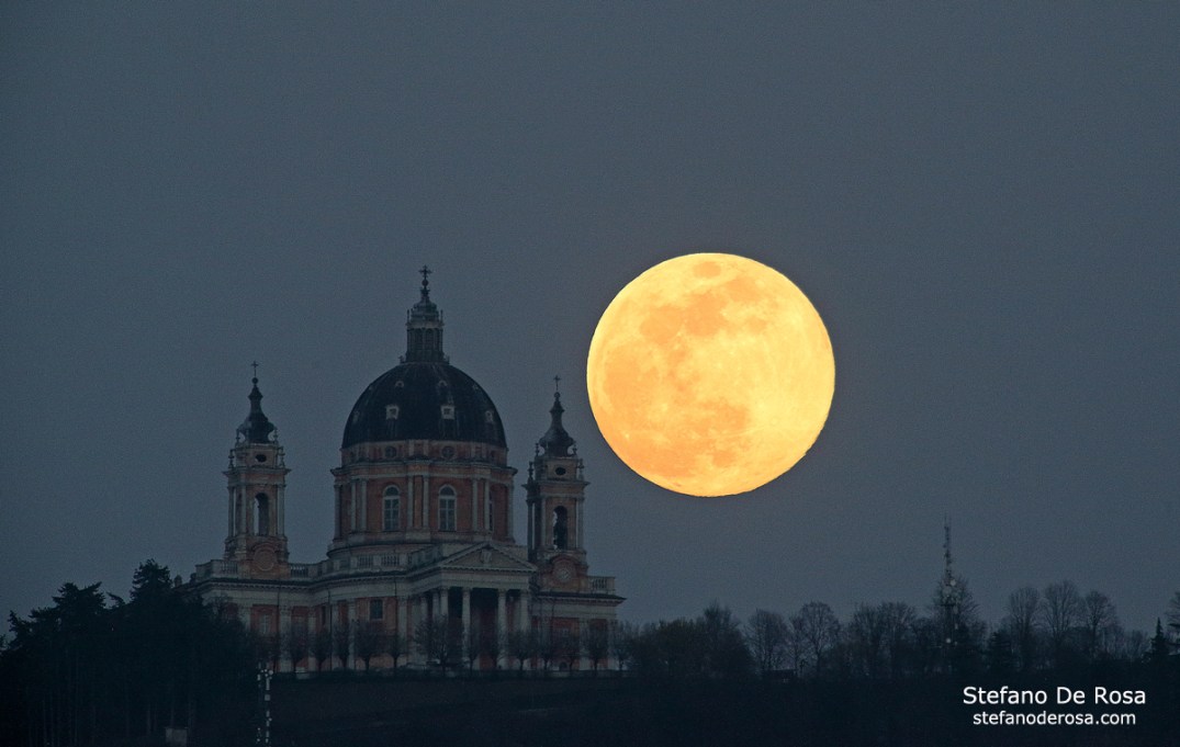Super Moon and Basilica di Superga