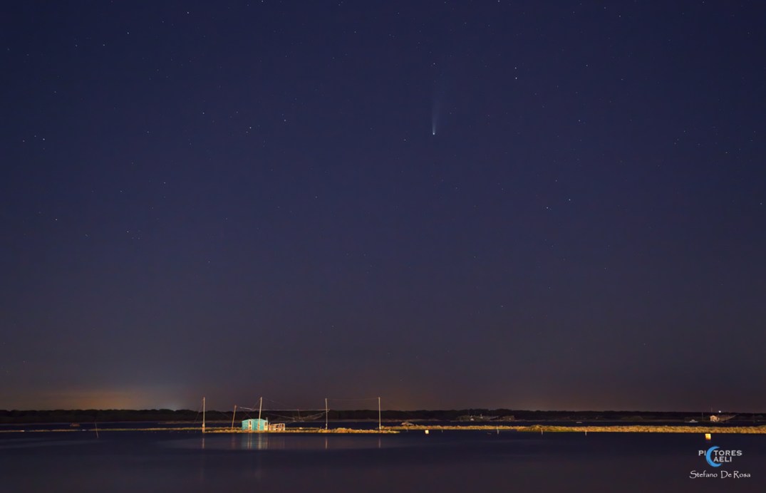 Cometa NEOWISE su Marina Romea_1
